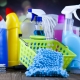 butelki z chemią do sprzątania
